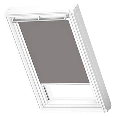VELUX Original Store Occultant, Cadre Blanc, MK04, Gris