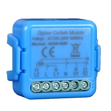 Zigbee Interrupteur pour volet roulant électrique, commande vocale avec Alexa et Google Home, contrôle par application Smart Life, minuterie Switch 300 W (1)