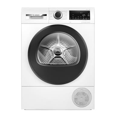Bosch WQG235D1ES Sèche-Cheveux Pompe à Chaleur 8 kg AutoDry Anti Rides Demi-Charge Blanc