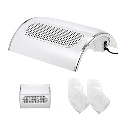 Aspirateur Ongles Professionnelle, Layhou Aspirateur de Table, 40W Aspirateur Ongle, Aspirateur Manucure de Table Ongle pour la Manucure au Salon ou à la Maison