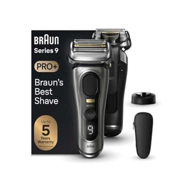 Braun Series 9 PRO+ 9515s, Rasoir Électrique Pour Homme, 5 Éléments De Rasage, Tondeuse De Précision Intégrée, Base De Recharge, Étanche, 60 Min D'autonomie, Fabriqué En Allemagne, Graphite