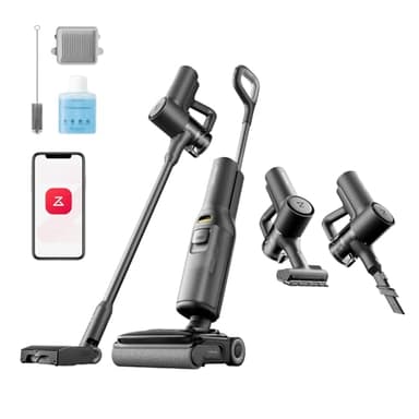 roborock F25 ACE Combo Aspirateur Laveur,Complete Nettoyeur de Sol 20 kPa,Aspirateur sans Fil 5-en-1 Lavage à Chaud à 90 °C,Auto-Nettoyage Automatique,Séparation des déchets humides et secs
