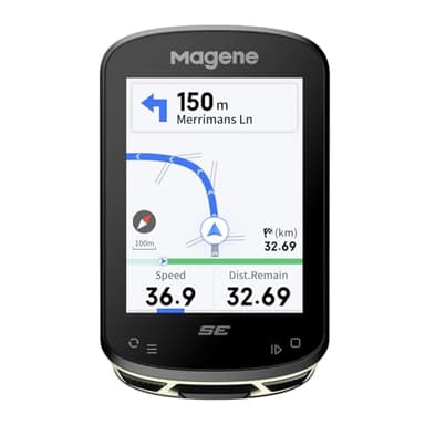 Magene C506SE Compteur Vélo GPS sans Fil, Écran Couleur Étanche de 2,4'', Navigation Routière, Bluetooth&WiFi, Données Personnalisées, 11 Langues