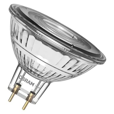 OSRAM Réflecteur LED Spot Star MR16, 2 700 K blanc chaud, 2 W, GU5.3, 36°, 210 lm, basse tension, transparent, pour spots, vitrines, éclairage d'accentuation, 15 000 h