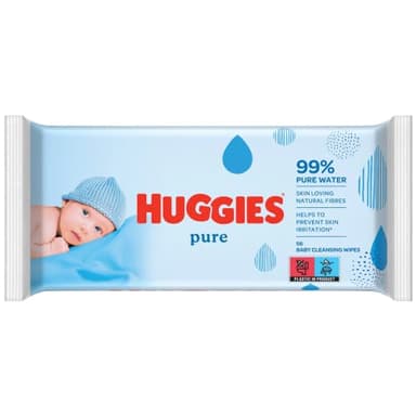 Huggies Pure 56 Lingettes pour bébé