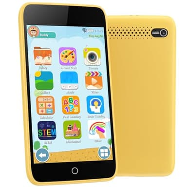 Téléphone Enfant, orantronx Téléphone Portable Enfant 3 4 5 6 7 8 9 10 11 12 Ans, 3.97" Smartphone avec 210 Jeux Éducatifs, 190 Dessins, Filles Garçons Jouet pour Anniversaire, Noël, Rentrée