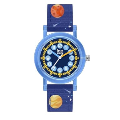 ICE-WATCH - Ice Learning Blue Space - Montre Bleue pour garçon avec Bracelet en Nylon - 024500 (Extra Small)