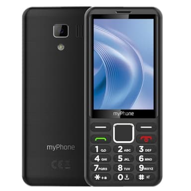 MP myPhone 3510 LTE Téléphone Portable pour Seniors, Double SIM 4G avec Batterie de 1800 mAh, écran 3,5", Radio FM, avec Annonce vocale Claire et 336 Jours de Veille