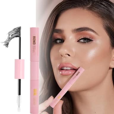 TMZELOA Colle Cils Extension Bond & Seal 2 en 1, Colle Extension Cils Professionnel Noire, Tenue Longue Durée jusqu’à 7 Jours, Waterproof, pour Faux Cils, Cils en Bouquet et DIY à Domicile