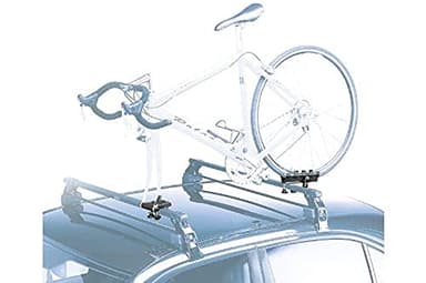 Peruzzo - Porte-vélo de Toit Tour Pro - Léger et résistant - Fixation par Fourche Avant et Roue arrière - Supporte vélos de Course - Sangles testées 150 kg - Compatible Cadres Carbone et Barres T