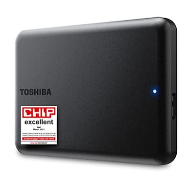 Toshiba Canvio Partner 2To Portable 2.5" HDD externe, USB 3.2 Gen 1, compatible Mac et Windows, USB Powered