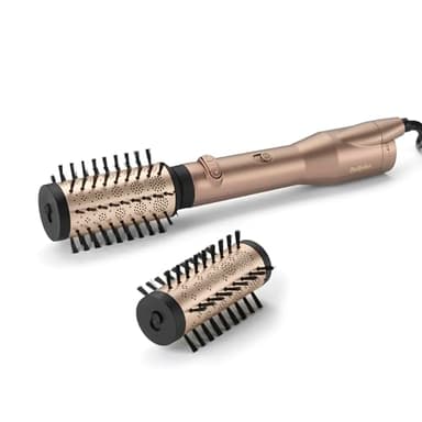 Babyliss AS952E - BaByliss Paris - Brosse soufflante rotative Big Hair Dual, Or, 1 Unité (Lot de 1)