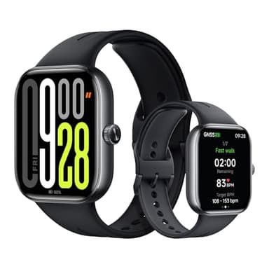 XIAOMI Redmi Watch 5-Montre Connectée, Suivi du Sport et Fitness, Ecran AMOLED 53mm, jusqu'à 24 Jours d'autonomie, 150+ Modes de Sport, Surveillance de la fréquence Cardiaque, Suivi du Sommeil, Noir