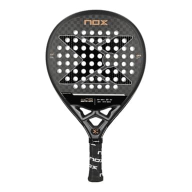 NOX Miguel Lamperti ML10 Bahia Luxury Series 12K - Raquette de paddle en forme de goutte pour joueurs avancés et compétition, 12 K, noyau en EVA HR3, surface rugueuse