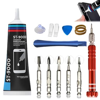 GXGM 50ml Colle Téléphone pour Écran Phone Colle Smartphone, Multifonctionnel, Séchage Rapide et Étanche, Facile à Utiliser, Convient aux Écrans de Téléphones Portables, Coques Arrière et Verre