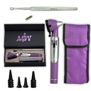 Mini otoscope à fibre optique pour le nettoyage du cérumen à des fins de diagnostic otoscope médical pour chien