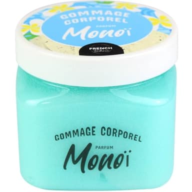 French Tendance - Gommage Corporel - Exfoliant et Hydratant Doux pour tout Type de Peau - Senteur Monoï - 470 gr