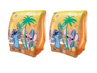 pour Stitch - brassards de Natation, Enfant 1-6 Ans / 11-30 kg - Jeu d'eau Piscine, Aide nage - Gonflable, Flotteur - Set Accessoire + Une Carte
