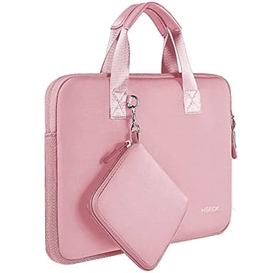 HSEOK 13-13,3 Pouces Housse pour MacBook Pro 14" M5/M4/M3/M2/M1 et Tous Les modèles de MacBook Air/Pro 13", XPS 13/14, Étanche Sac pour Ordinateur Portable avec Petite Pochette,P02K01