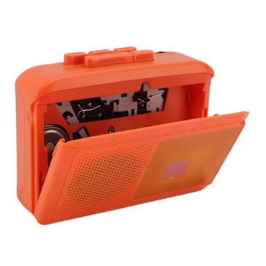 Tonysa Lecteur de Cassette Portable avec Haut-Parleur, Lecteur de Bande Rétro Personnelle avec Une Alimentation USB C Câble, Une Prise Casque 3,5 Mm, Un Microphone intégré, Compact