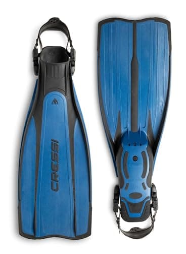 Cressi Sub S.p.A. Pro Light Palme réglables Noir/Blue S/M
