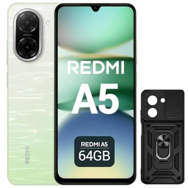 XIAOMI Redmi A5 Smartphone 6,88" 120Hz, 3GB+64GB, Appareil Photo IA 32 MP, Batterie 5200 mAh, Capteur d'Empreintes Latéral (Vert)