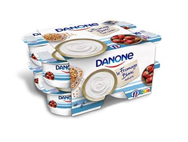 Danone Fromage Blanc 3,2% Mg Nature, 8 x 100g