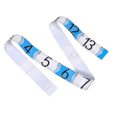 GARVALON Ruban Adhésif de Pêche Étanche 2 Pcs, Règle Autocollante Portable 135 Cm, Pliable et Résistante, pour Kayak, Bateau et Glacière – Outil de Mesure Précis pour Poissons en Plein Air