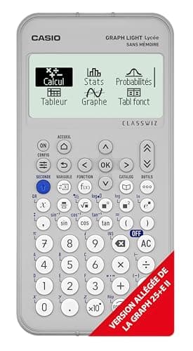 Nouvelle CASIO Graph Light
