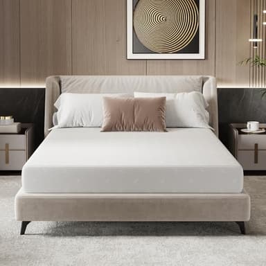 Novilla Matelas 160x200, 18 cm, Matelas Mousse à Mémoire de Forme en Gel 7 Zones, Mousse en Fibre de Bambou, Matelas de Lit d'Adulte et d'enfant, Mi-Ferme, Amovible et Lavable, Ultra Respirante