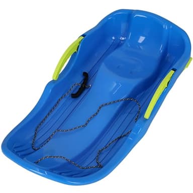 KOTARBAU® Luge Enfant - avec Frein - PVC - 79x38x16 cm - Bleu - Sled - Traineau à Neige - Traineau Enfant - Robuste Ergonomique - pour Enfants