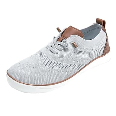 Baskets extra larges pour homme et femme diabétiques - Chaussures de marche respirantes et légères en maille - Soutien de la voûte plantaire - Chaussures orthopédiques à semelle souple pour pieds
