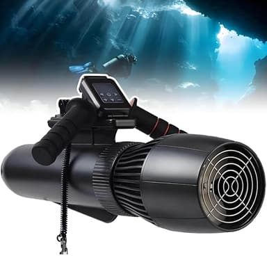 500W Scooters sous-marins, ensemble de propulseur sous-marin sans balais , scooter de mer sous-marin électrique de 10 km/h, scooter de plongée for kayaks/bateaux gonflables/planches à pagaie 10000mAh