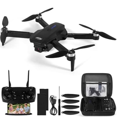 Drone pour Enfant avec Caméra 1080P HD, Drone Quadricoptère FPV WiFi Télécommandé, 360°Flips, Mode sans Tête, Maintien d'Altitude, Cadeau et Jouet pour Enfant ou Débutant