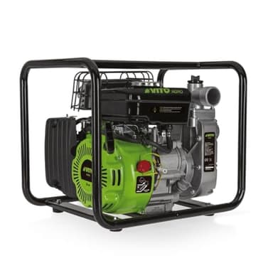 VITO - Motopompe thermique 105 Cm3 1.5 4 Temps 3CV Eaux claires Vide caves ou Piscines 10M3 / heure