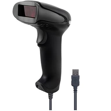 NETUM Lecteur Code Barre Laser Scanner Douchette Code Barre USB Compatible avec PC/Ordinateur Portable, Windows XP / 7/8 etc. NT-2012