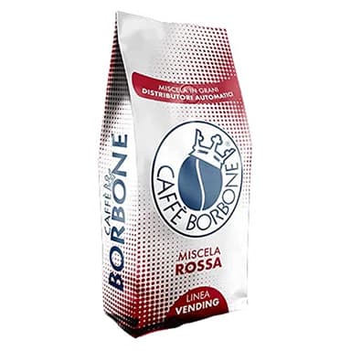Caffè Borbone - 1 kg de Grains de Café Italienne - Mélange Rouge