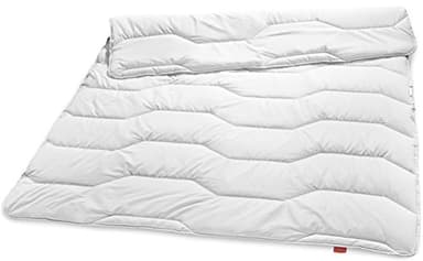sleepling 193762 Couette Basic 300 Bio Attitude légère 140 x 200 cm, Blanc