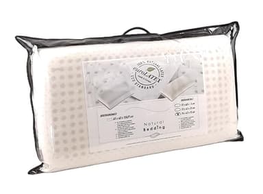 Natural Bedding Oreiller en latex 100 % naturel, respirant, frais, hypoallergénique, au savon ou ergonomique. Bioganciale Granrise ex fabricants pour sapsa (H. 5 cm Classic)