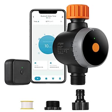 Johgee Programmateur d'Arrosage WiFi, Arrosage Automatique, Contrôleur d'Irrigation pour Jardin, Retard de Pluie, Installation Facile, Français Notice