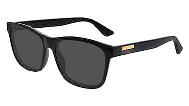 Gucci Lunettes de soleil pour homme, noir/gris, 57
