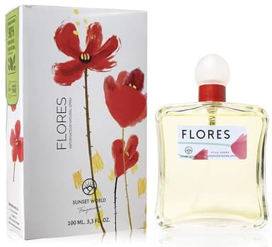 Flores - Compatible avec Flower. Eau De Cologne Intense 100 ml, Parfum Pheromone pour Femme, Parfum Generique