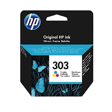 HP 303 Cartouche d'encre Couleur d'origine pour imprimante Tout-en-Un HP Envy Photo 6230