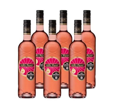 Very Pamp' - Rosé Pamplemousse - Boisson aromatisée à Base de vin - Lot de 6 bouteilles x 75 cl