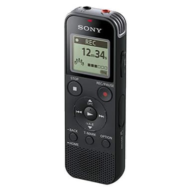 Sony ICD-PX470 Dictaphone numérique Stéréo 4 Go avec Slot Micro SD Standard, noir