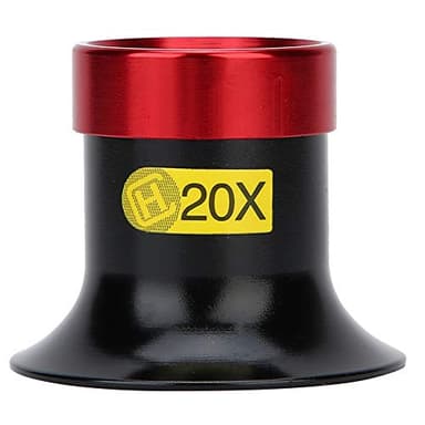 20X Loupe D'horloger, Portables Loupes Horloger Oculaire Bijoutier Oeil Portant Montre Lunettes Grossissantes Réparation pour Lecture Bijoux Seniors Malvoyant ierres Précieuses Monnaie Roches Timbres