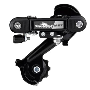 Sunrace - Derailleur Arriere VTT Indexe 6/7/8 Vitesses Fixation Directe sur Cadre - Gris, Taille Unique