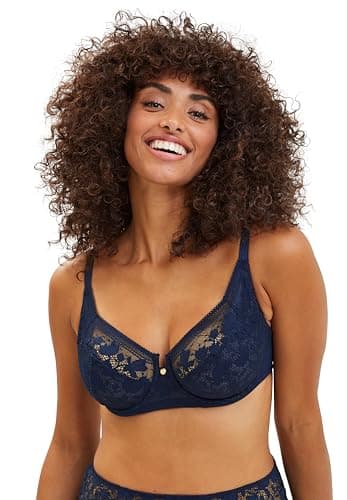 Sans Complexe - Modèle Suzie - Soutien-Gorge Classique avec Armatures - Femme - 105C - Bleu Marine