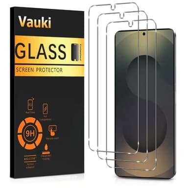 Vauki Verre Trempé [3 Pièces] Pour Samsung Galaxy S25 Ultra, Dureté 9H Film Protection écran, Ultra Résistant Vitre Protecteur, Clarté HD, sans Bulles, Anti-Rayures