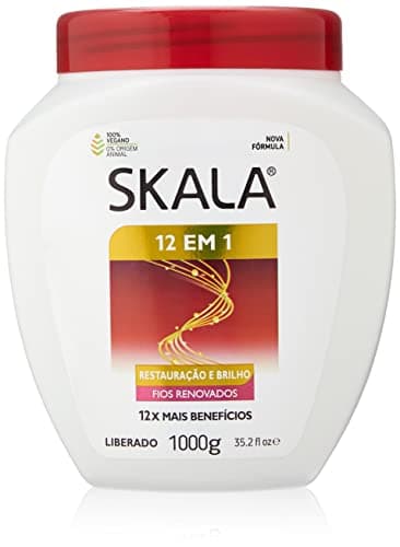 -SKALA EXPERT- Masque/Crème Conditionnante "12 en 1" -1000 ml- 100% Vegan - Restaure et nourrit les cheveux et combat les principaux signes de dommages.